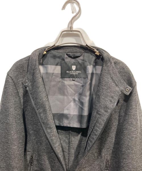 BLACK LABEL CRESTBRIDGE（ブラックレーベル クレストブリッジ）BLACK LABEL CRESTBRIDGE (ブラックレーベル クレストブリッジ) ダブルジップブルゾン グレー サイズ:Lの古着・服飾アイテム
