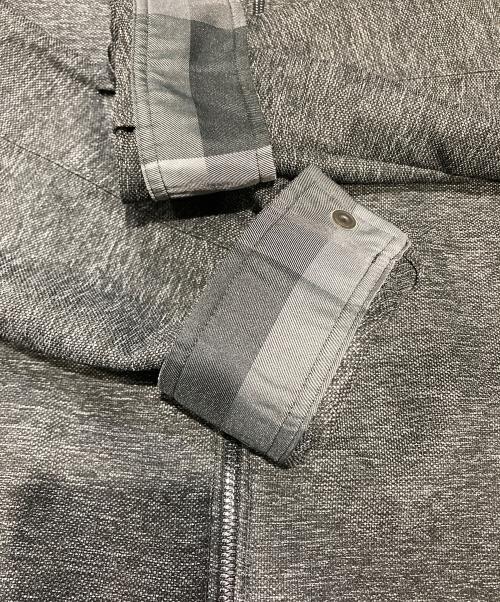 BLACK LABEL CRESTBRIDGE（ブラックレーベル クレストブリッジ）BLACK LABEL CRESTBRIDGE (ブラックレーベル クレストブリッジ) ダブルジップブルゾン グレー サイズ:Lの古着・服飾アイテム