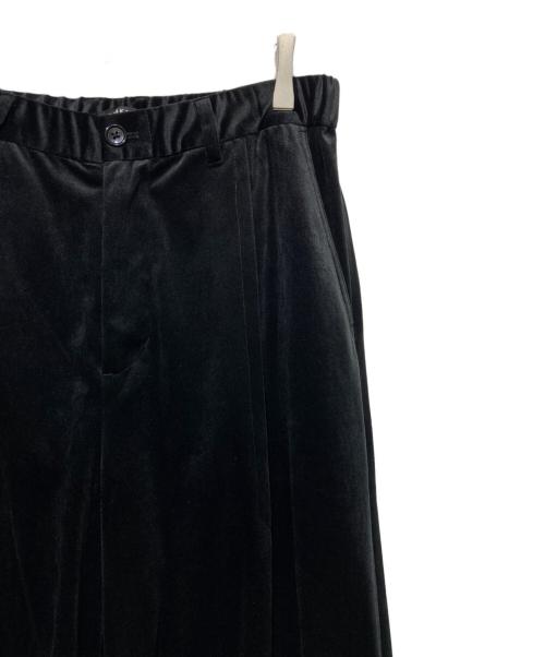 TAAKK（ターク）TAAKK (ターク) Velvet DESIGN EASY PANTS ブラック サイズ:2の古着・服飾アイテム