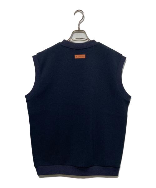 TaylorMade（テーラーメイド）TaylorMade (テーラーメイド) UNITED ARROWS (ユナイテッドアローズ) ニットベスト ネイビーの古着・服飾アイテム