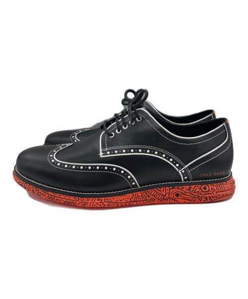 COLE HAAN（コールハーン）COLE HAAN (コールハーン) Keith Haring (キースヘリング) ORIGINALGRAND WINGTIP OXFORD ブラック サイズ:10 1/2の古着・服飾アイテム
