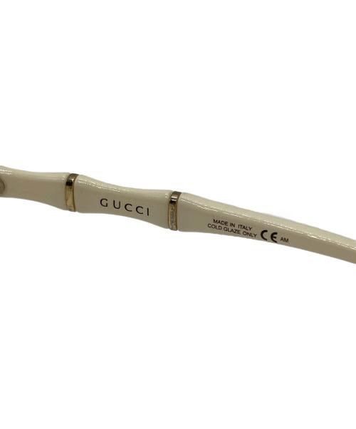 GUCCI（グッチ）GUCCI (グッチ) サングラス ホワイトの古着・服飾アイテム