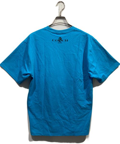 COACH（コーチ）COACH (コーチ) A BATHING APE (ア ベイシング エイプ) REXY TEE ブルー サイズ:XLの古着・服飾アイテム