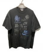 NIKE×BLACK COMME des GARCONSナイキ×ブラックコムデギャルソン）の古着「Oversized Logo T-Shirt」｜ブラック