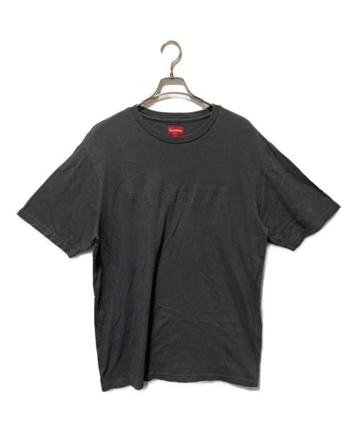 SUPREME（シュプリーム）SUPREME (シュプリーム) 21AW Embossed Vines S/S TOPトゥエンティワン エーダブリュー エンボスド バインズ エスエス トップ グレー サイズ:XLの古着・服飾アイテム