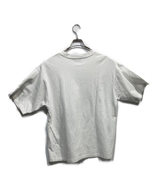 A BATHING APE（ア ベイシング エイプ）A BATHING APE (ア ベイシング エイプ) 寅壱 (トライチ) ジャガープリントコラボTシャツ ホワイト サイズ:XLの古着・服飾アイテム