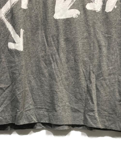 OFFWHITE（オフホワイト）OFFWHITE (オフホワイト) Paint Script Over Skate S/S Tee グレー サイズ:Lの古着・服飾アイテム