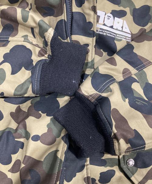 A BATHING APE（ア ベイシング エイプ）A BATHING APE (ア ベイシング エイプ) 寅壱 (トライチ) 1ST CAMO DOKAJAN カーキ サイズ:ｘｌの古着・服飾アイテム