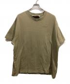 OFFWHITEオフホワイト）の古着「バックプリントロゴTシャツ」｜カーキ