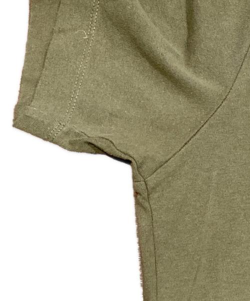 OFFWHITE（オフホワイト）OFFWHITE (オフホワイト) バックプリントロゴTシャツ カーキ サイズ:Mの古着・服飾アイテム