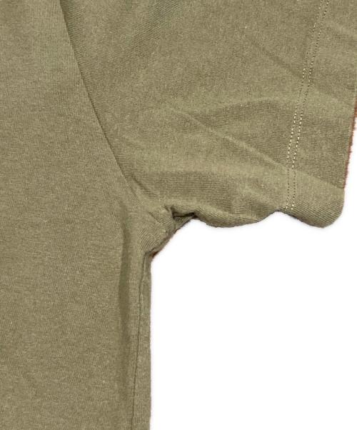 OFFWHITE（オフホワイト）OFFWHITE (オフホワイト) バックプリントロゴTシャツ カーキ サイズ:Mの古着・服飾アイテム
