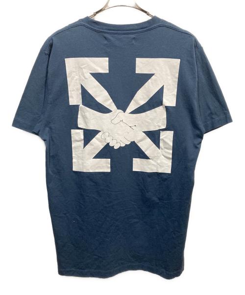 OFFWHITE（オフホワイト）OFFWHITE (オフホワイト) Tシャツ ネイビー サイズ:XLの古着・服飾アイテム