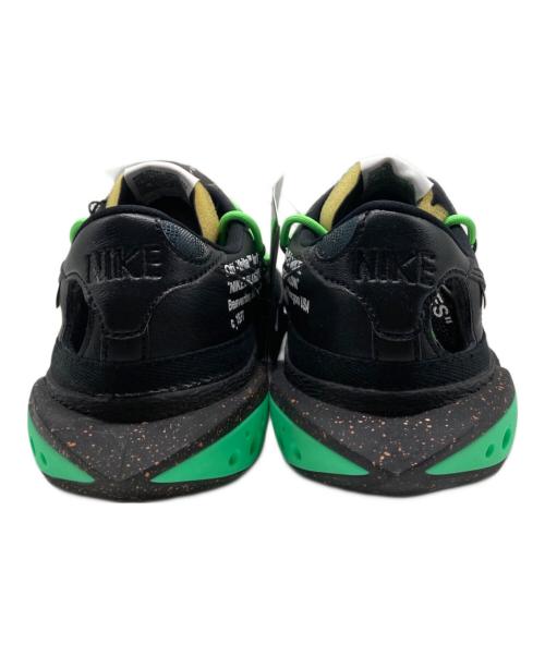 NIKE（ナイキ）NIKE (ナイキ) OFFWHITE (オフホワイト) Blazer Low 77 Black and Electro Gr サイズ:28 未使用品の古着・服飾アイテム
