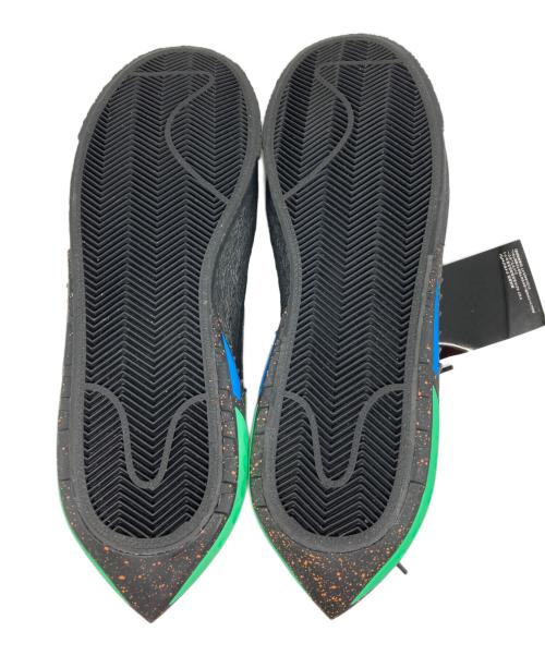 NIKE（ナイキ）NIKE (ナイキ) OFFWHITE (オフホワイト) Blazer Low 77 Black and Electro Gr サイズ:28 未使用品の古着・服飾アイテム