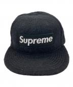 SUPREME×New Eraシュプリーム×ニューエラ）の古着「24AW Brushed Wool Box Logo CAP」｜ブラック