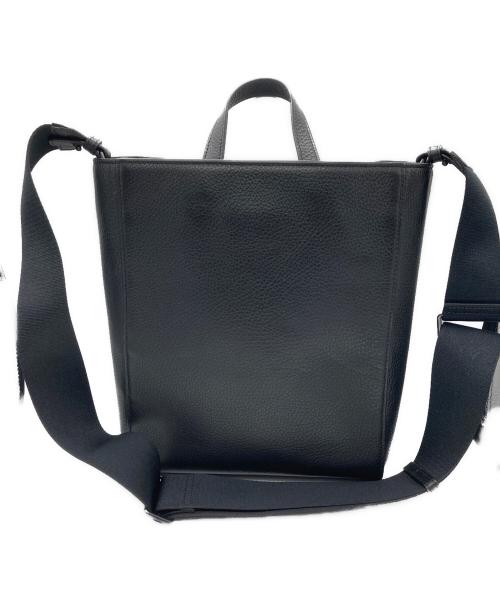 KENZO（ケンゾー）KENZO (ケンゾー) 2WAY レザーショルダーバッグ ブラックの古着・服飾アイテム