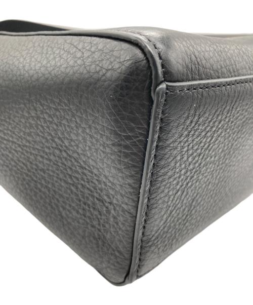 KENZO（ケンゾー）KENZO (ケンゾー) 2WAY レザーショルダーバッグ ブラックの古着・服飾アイテム
