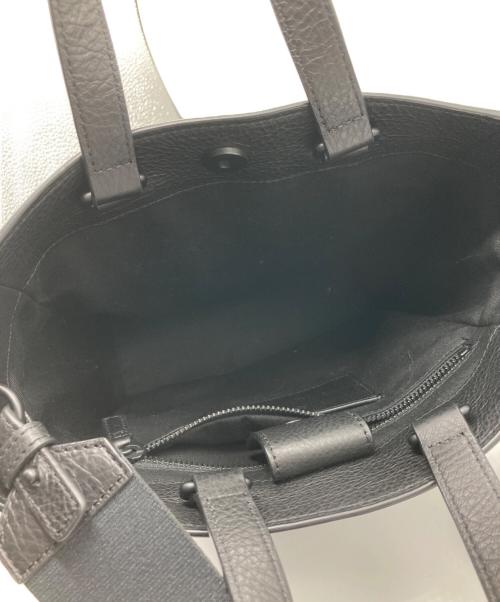 KENZO（ケンゾー）KENZO (ケンゾー) 2WAY レザーショルダーバッグ ブラックの古着・服飾アイテム