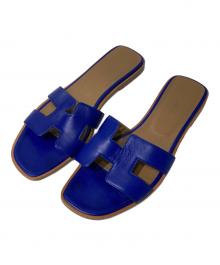 HERMES（エルメス）の古着「オランサンダル」｜ブルー