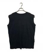 ISSEY MIYAKEイッセイミヤケ）の古着「ロングトップス」｜ブラック