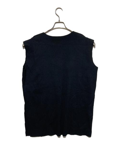 ISSEY MIYAKE（イッセイミヤケ）ISSEY MIYAKE (イッセイミヤケ) ロングトップス ブラック サイズ:MLの古着・服飾アイテム