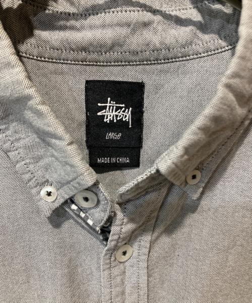 stussy（ステューシー）stussy (ステューシー) 半袖シャツ グレー サイズ:Ｌの古着・服飾アイテム