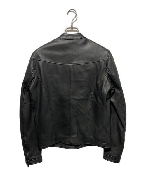 TAGLIATORE（タリアトーレ）TAGLIATORE (タリアトーレ) STANLEY ラムレザーシングルライダースジャケット ブラック/Nero サイズ:44の古着・服飾アイテム