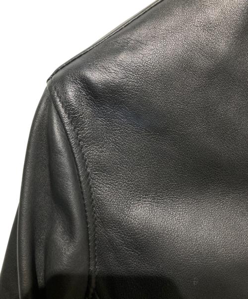 TAGLIATORE（タリアトーレ）TAGLIATORE (タリアトーレ) STANLEY ラムレザーシングルライダースジャケット ブラック/Nero サイズ:44の古着・服飾アイテム