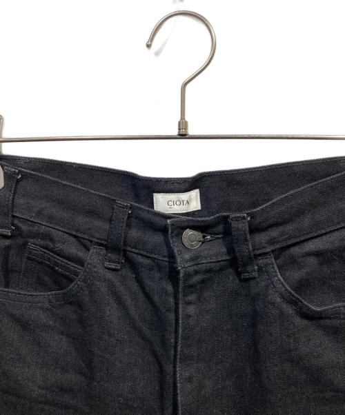 CIOTA（シオタ）CIOTA (シオタ) デニムパンツ ブラック サイズ:SIZE 27の古着・服飾アイテム