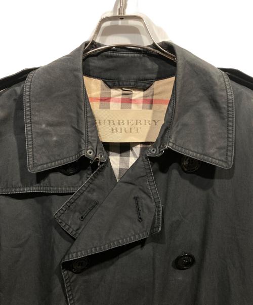 BURBERRY BRIT（バーバリーブリット）BURBERRY BRIT (バーバリーブリット) トレンチコート グレー サイズ:Lの古着・服飾アイテム
