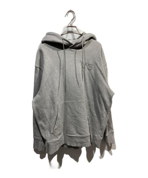 Y-3（ワイスリー）Y-3 (ワイスリー) CLASSIC CHEST LOGO HOODIE グレー サイズ:Mの古着・服飾アイテム