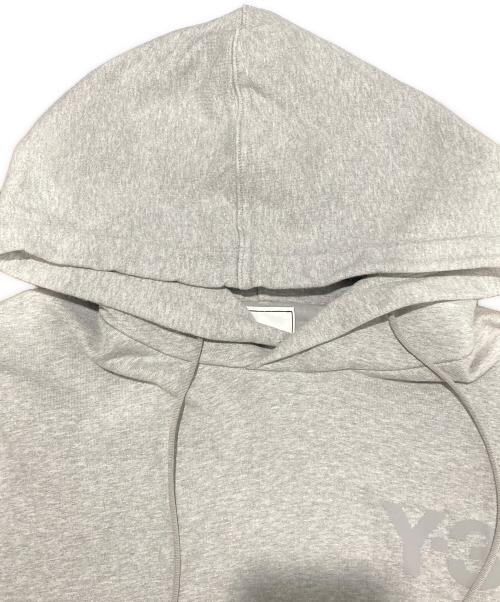 Y-3（ワイスリー）Y-3 (ワイスリー) CLASSIC CHEST LOGO HOODIE グレー サイズ:Mの古着・服飾アイテム