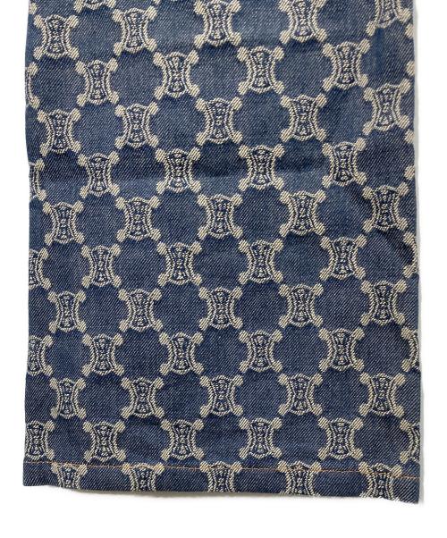 CELINE（セリーヌ）CELINE (セリーヌ) トリオンフ モノグラム デニム インディゴ サイズ:40の古着・服飾アイテム