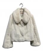HER LIP TOハーリップトゥ）の古着「Winter Love Faux Fur Coat」｜ホワイト