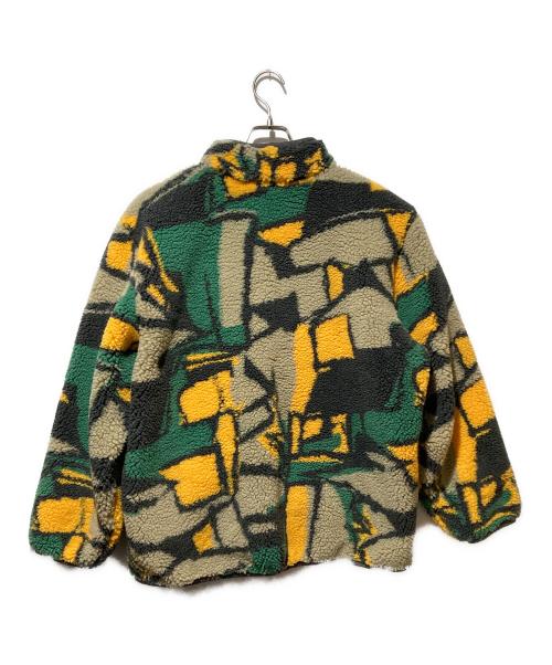 stussy（ステューシー）stussy (ステューシー) BLOCK SHERPA PULLOVER マルチカラー サイズ:Lの古着・服飾アイテム