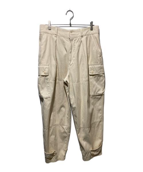 YLEVE（イレーヴ）YLEVE (イレーヴ) コットンツイルカーゴパンツ ベージュ サイズ:5の古着・服飾アイテム