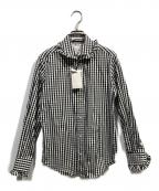 MADISON BLUEマディソンブルー）の古着「22SSギンガムチェック フリル シャツ」｜ホワイト