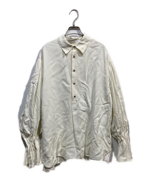 ETRE TOKYO（エトレトウキョウ）ETRE TOKYO (エトレトウキョウ) キャンディースリーブシルキーシャツ アイボリー サイズ:freeの古着・服飾アイテム