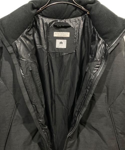 BEAUTY&YOUTH（ビューティーアンドユース）BEAUTY&YOUTH (ビューティーアンドユース) 小松マテーレ スタンドカラー ダウンジャケット ブラック サイズ:XLの古着・服飾アイテム