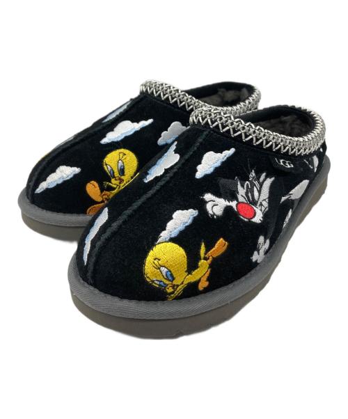 UGG（アグ）UGG (アグ) PALACE (パレス) LOONEY TUNES (ルーニーチューンズ) Tasman Slipper ブラック サイズ:24の古着・服飾アイテム