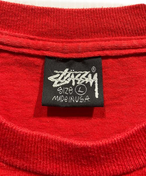 OLD STUSSY（オールドステューシー）old stussy (オールドステューシー) 80's ドラゴンTシャツ レッド サイズ:Lの古着・服飾アイテム