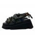 UN3D. (アンスリード) WAVE CODE VOLUME SOLE SANDALS カーキ×ブラック サイズ:記載なし：5000円
