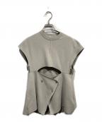 UN3D.アンスリード）の古着「2WAY CAPE VEST」｜グレー