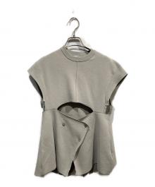 UN3D.（アンスリード）の古着「2WAY CAPE VEST」｜グレー