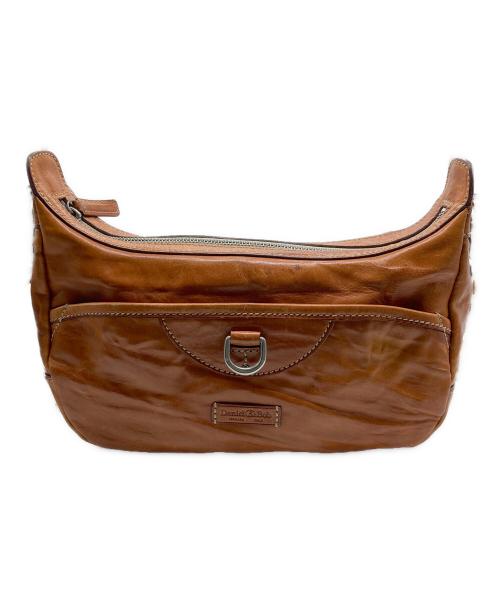 Daniel&Bob（ダニエル＆ボブ）Daniel&Bob (ダニエル＆ボブ) レザーショルダーバッグ ブラウンの古着・服飾アイテム