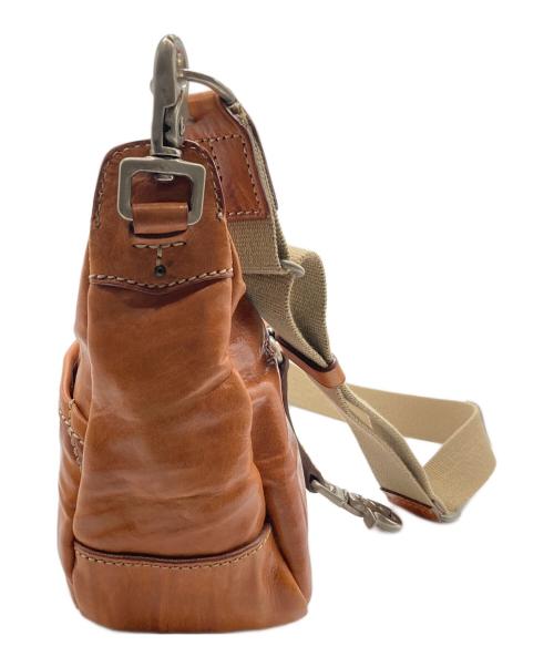 Daniel&Bob（ダニエル＆ボブ）Daniel&Bob (ダニエル＆ボブ) レザーショルダーバッグ ブラウンの古着・服飾アイテム