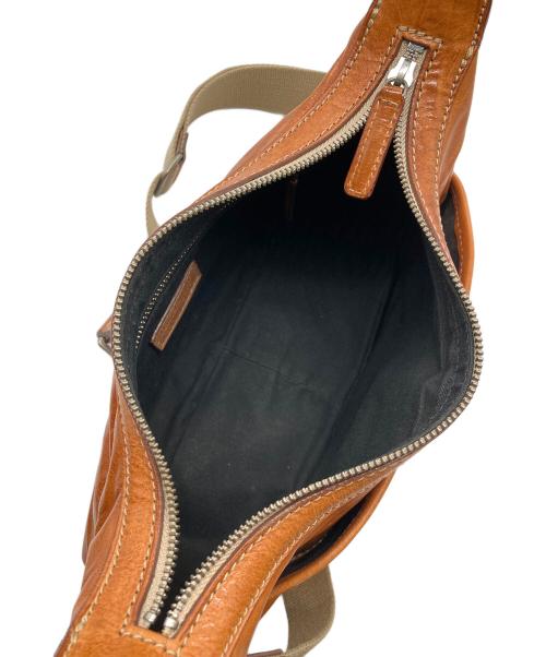 Daniel&Bob（ダニエル＆ボブ）Daniel&Bob (ダニエル＆ボブ) レザーショルダーバッグ ブラウンの古着・服飾アイテム