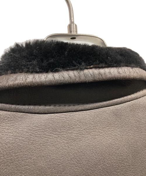 BROOKS BROTHERS（ブルックスブラザーズ）BROOKS BROTHERS (ブルックスブラザーズ) ダブルジップラムレザーコート ブラウン サイズ:Sの古着・服飾アイテム