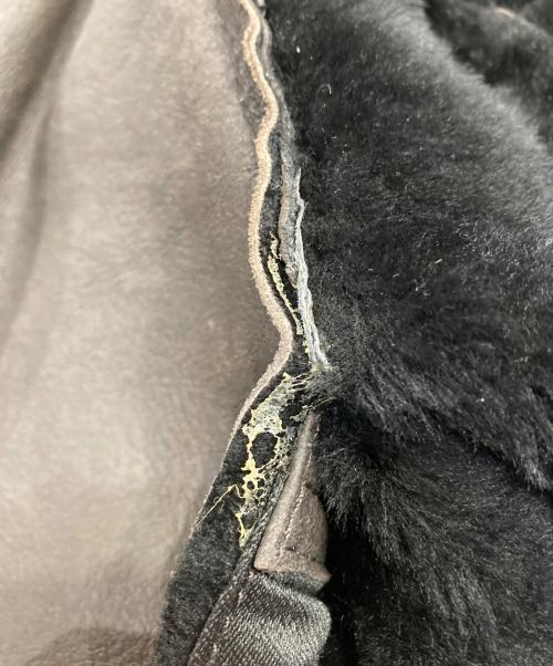 BROOKS BROTHERS（ブルックスブラザーズ）BROOKS BROTHERS (ブルックスブラザーズ) ダブルジップラムレザーコート ブラウン サイズ:Sの古着・服飾アイテム