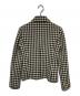 CELINE (セリーヌ) 千鳥格子柄ウールジャケット ベージュ×ブラウン サイズ:34：30000円